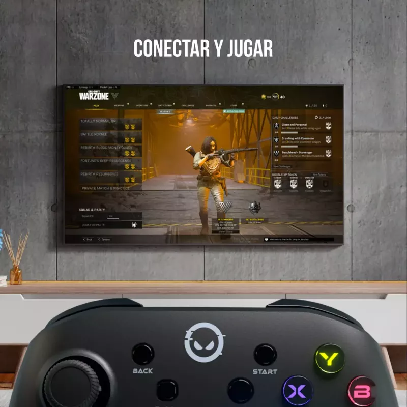 Gamepad Lorgar LRG-GP510 Czarny Bezprzewodowy kontroler USB do Nintendo Switch PC Playstation 3