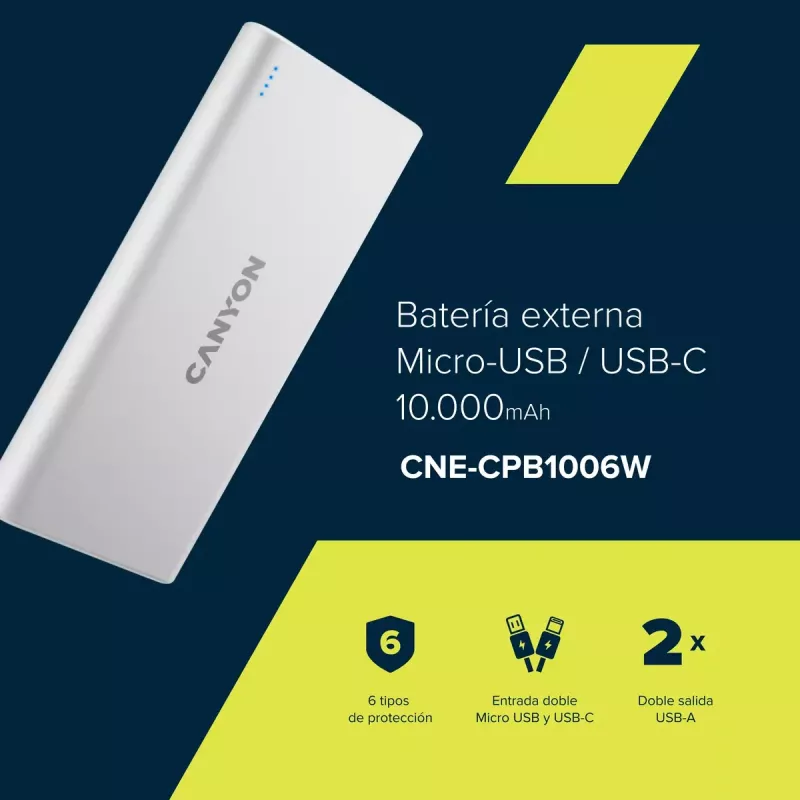 Ładowarka przenośna Canyon PB-106 10000 mAh