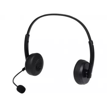 Sandberg USB Office Headset Saver, przewodowy, rozmowy/muzyka, 20–20000 Hz, 150 g, zestaw słuchawkowy, czarny