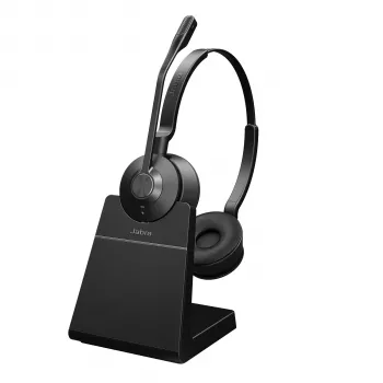 Jabra Engage 55 - USB-C UC Stereo Stand, EMEA/APAC, Bezprzewodowy, Biuro/Centrum telefoniczne, 83 g, Słuchawka, Czarny, Tytan