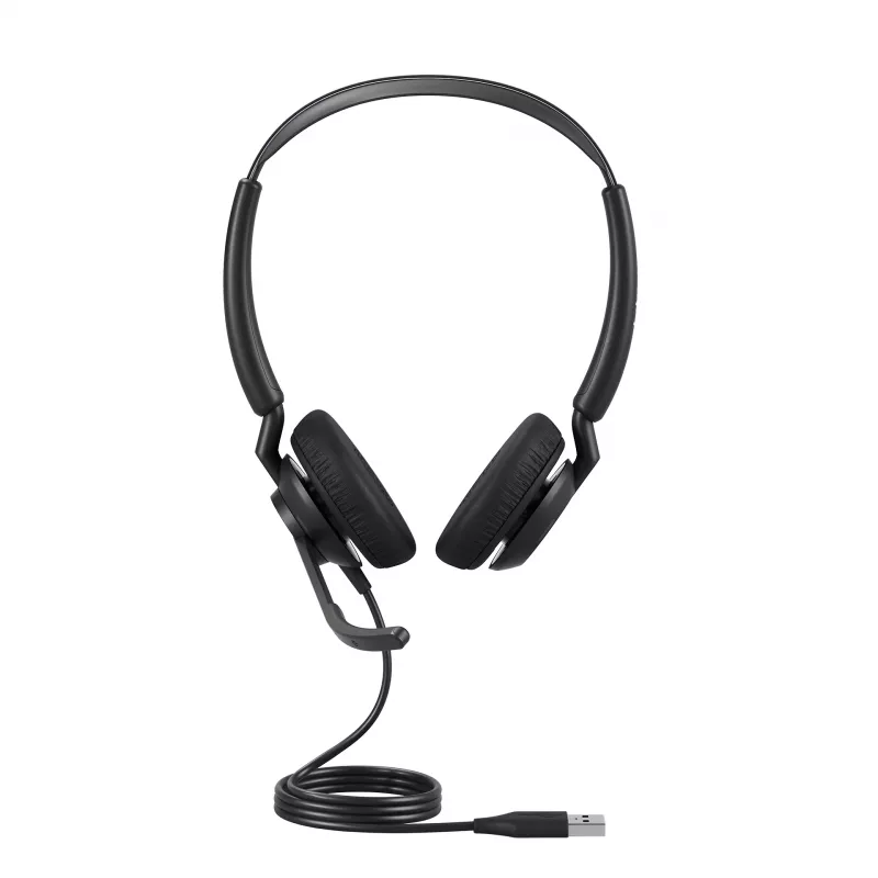 Jabra Engage 50 II - USB-A UC Stereo, przewodowy, biuro/centrum telefoniczne, 65 g, słuchawki, czarny