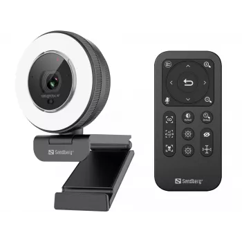 Kamera internetowa Sandberg Streamer USB Webcam Pro Elite 2560x1440 60 kl./s Czarna