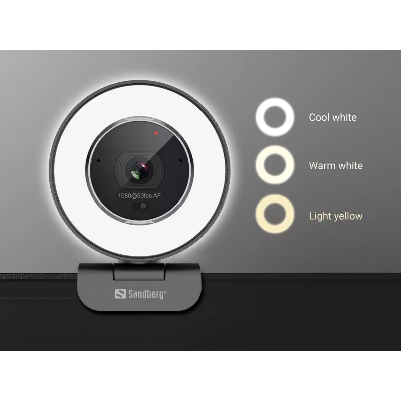 Kamera internetowa Sandberg Streamer USB Webcam Pro Elite 2560x1440 60 kl./s Czarna