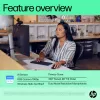 HP 625 FHD Webcam, 4 MP, 1920 x 1080 pixels, Full HD, biznesowa, USB, czarna