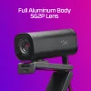 HyperX Vision S Webcam, Czarny, Windows 10, Windows 11, Mac OS X 10.10 Yosemite, MacOS, ChromeOS, 45 mm, 93,3 mm