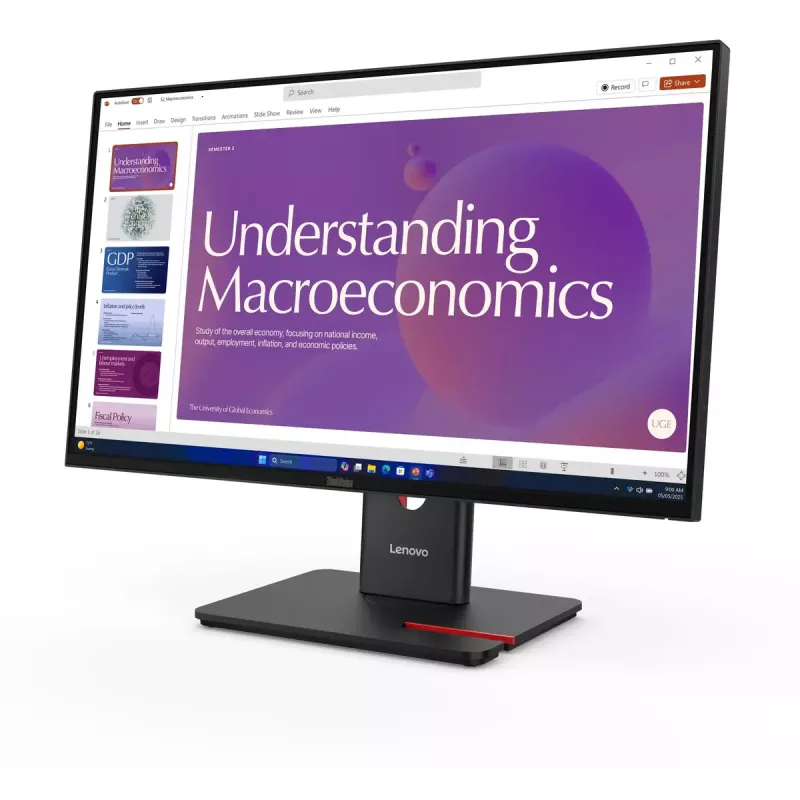 Monitor Lenovo ThinkVision T24D-40 23.8 cala LCD Full HD 1920 x 1080