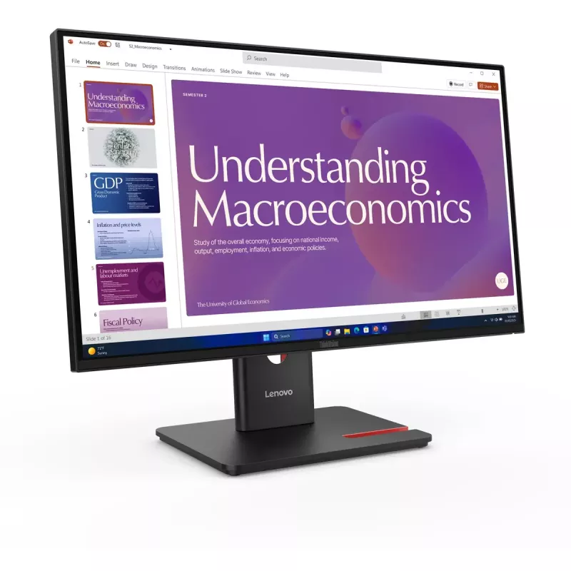 Monitor Lenovo ThinkVision T24D-40 23.8 cala LCD Full HD 1920 x 1080