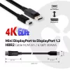CLUB3D Mini DisplayPort do DisplayPort 1.2 M/M 2 m/6,56 stopy 4K60Hz