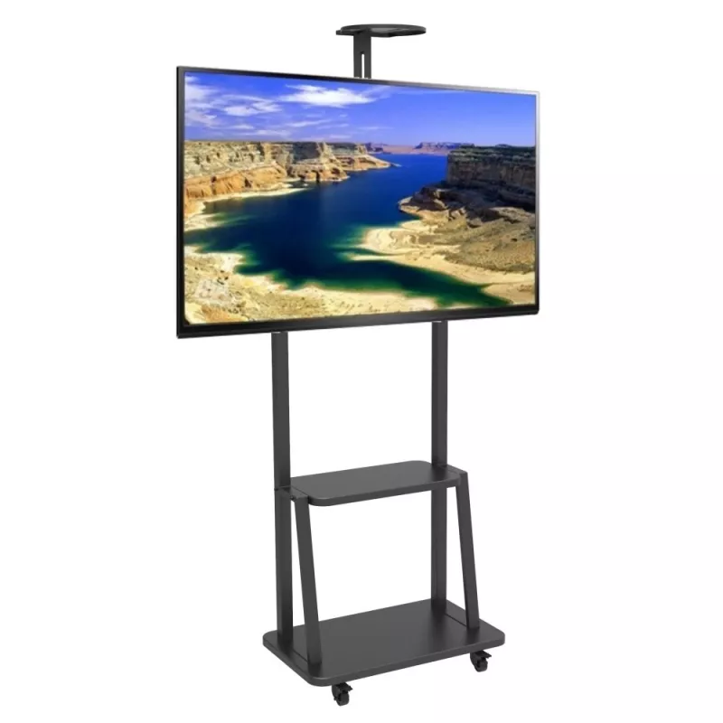 Techly ICA-TR33 uchwyt do wyświetlaczy informacyjnych 177,8 cm (70 cali) Czarny