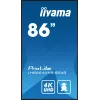 iiyama LH8664UHS-B2AG Wyświetlacz reklamowy Digital signage panel płaski 2.17 m (85.6 cala) Wi-Fi 500 cd/m² 4K Ultra HD Czarny Wbudowany procesor Android 11 24/7