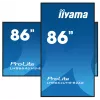 iiyama LH8664UHS-B2AG Wyświetlacz reklamowy Digital signage panel płaski 2.17 m (85.6 cala) Wi-Fi 500 cd/m² 4K Ultra HD Czarny Wbudowany procesor Android 11 24/7