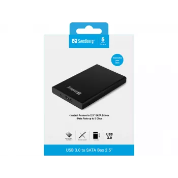 Obudowa HDD/SSD Sandberg USB 3.0 do SATA Box 2.5''