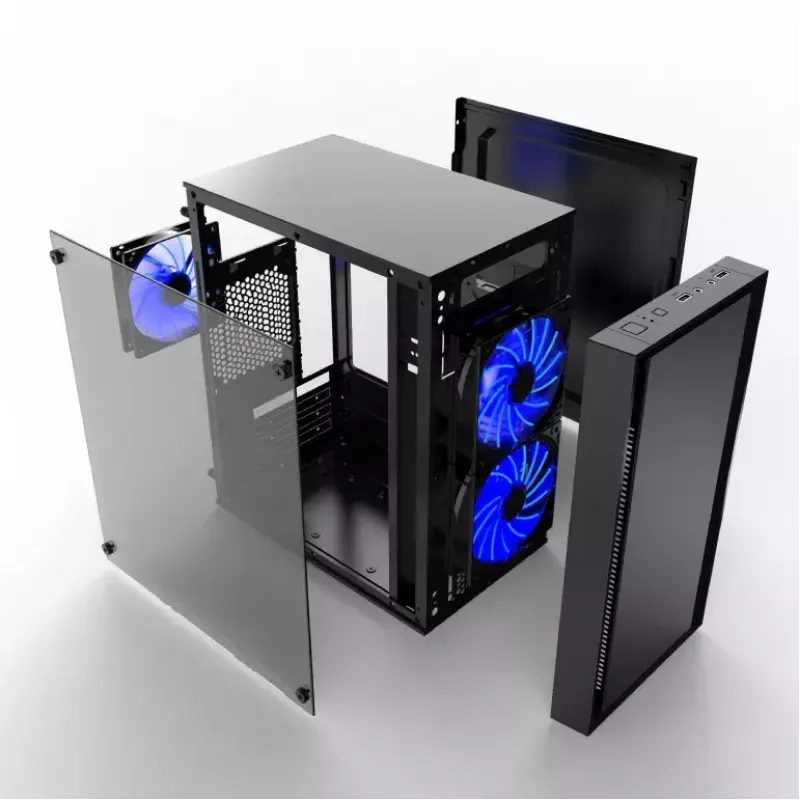 Obudowa komputerowa Gembird CCC-FORNAX-960B Midi Tower Czarna