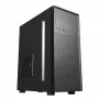 Obudowa PC GEMBIRD Fornax 160 Mini Tower — czarna, SPCC, obsługa ITX/mATX/ATX, 1×3,5 cala + 3×2,5 cala zatoki, 7 gniazd rozszerzeń, 445×185×390 mm