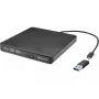 Sandberg USB-C/A DVD Drive, czarny, tacka, Komputer stacjonarny/Laptop, DVD Super Multi DL, USB Type-C, CD-R, CD-ROM, CD-RW, DVD+R DL, DVD-R, DVD-R DL, DVD-RAM, DVD-ROM, DVD-RW
