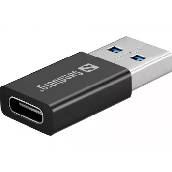 Sandberg USB-C/A DVD Drive, czarny, tacka, Komputer stacjonarny/Laptop, DVD Super Multi DL, USB Type-C, CD-R, CD-ROM, CD-RW, DVD+R DL, DVD-R, DVD-R DL, DVD-RAM, DVD-ROM, DVD-RW