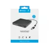 Sandberg USB-C/A DVD Drive, czarny, tacka, Komputer stacjonarny/Laptop, DVD Super Multi DL, USB Type-C, CD-R, CD-ROM, CD-RW, DVD+R DL, DVD-R, DVD-R DL, DVD-RAM, DVD-ROM, DVD-RW