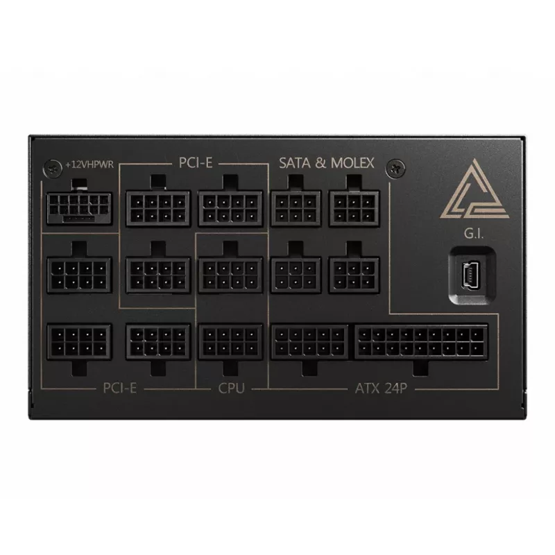 MSI MEG AI1300P PCIE5 zasilacz 1300 W 24-pin ATX ATX Czarny