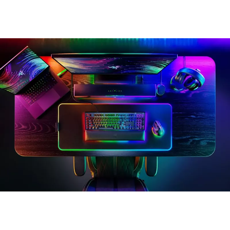 Klawiatura Razer CzarnyWidow V4 Pro Gaming USB QWERTY US International Czarna Mechaniczna RGB LED