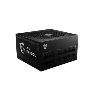 MSI MAG A650GL zasilacz 650 W 20+4 pin ATX ATX Czarny