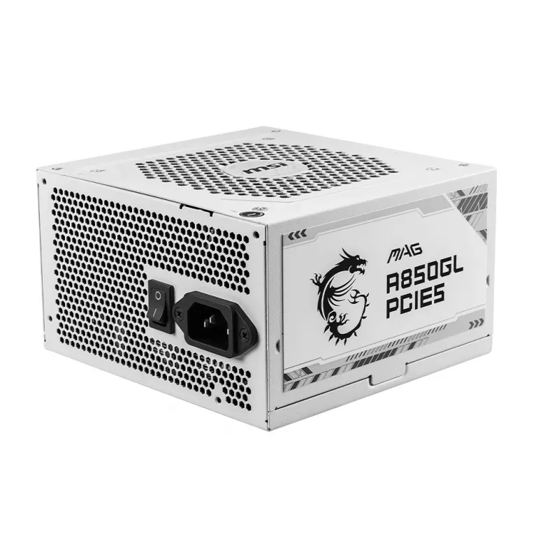 MSI MAG A850GL PCIE5 biały zasilacz 850 W 20+4 pin ATX ATX