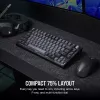 Mechaniczna klawiatura gamingowa Corsair K65 PLUS WIRELESS RGB Wireless USB Czarna