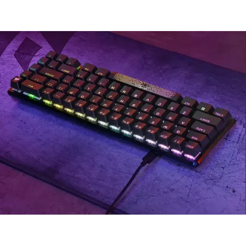 Klawiatura Corsair K65 PRO MINI do gier USB QWERTY angielska czarna 65% RGB
