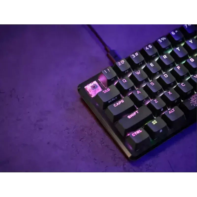 Klawiatura Corsair K65 PRO MINI do gier USB QWERTY angielska czarna 65% RGB