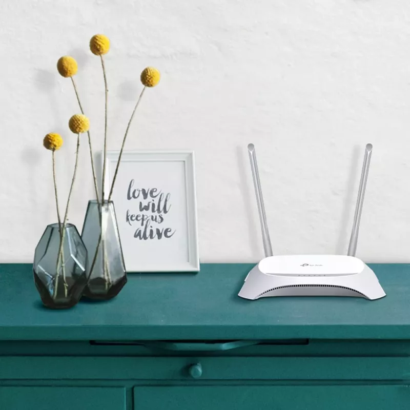 TP-Link TL-MR3420 router bezprzewodowy Fast Ethernet Jednopasmowy (2.4 GHz) Czarny, Biały