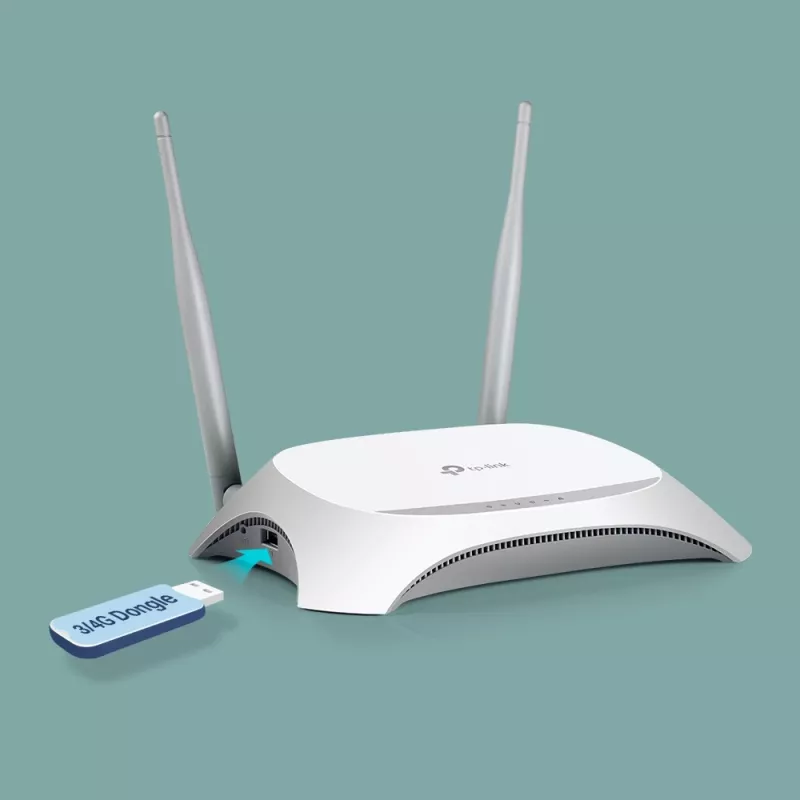 TP-Link TL-MR3420 router bezprzewodowy Fast Ethernet Jednopasmowy (2.4 GHz) Czarny, Biały