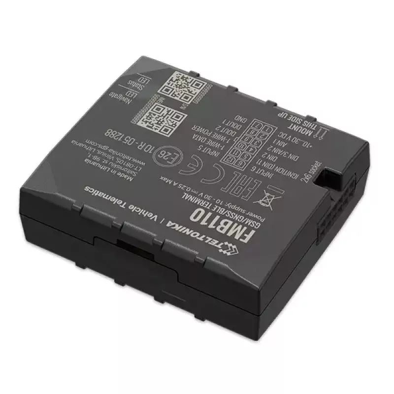 Lokalizator GPS Teltonika FMB110 Samochodowy Czarny Pyłoszczelny 0,128 GB