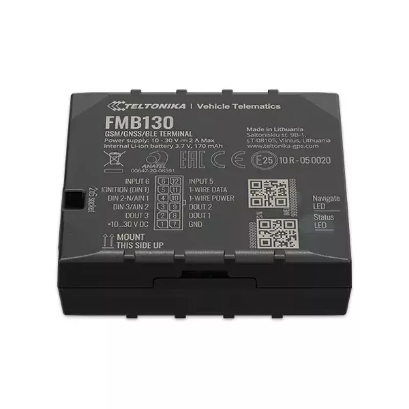 Lokalizator GPS Teltonika FMB130 Samochodowy Czarny