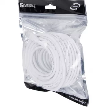 Kabel sieciowy Sandberg UTP Cat6 10m RJ-45 Biały