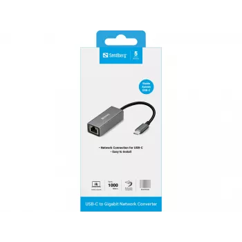 Karta sieciowa Sandberg USB-C Gigabit 136-04