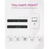 ICY BOX IB-DK8801-TB4 Przewodowy Thunderbolt 4 Antracytowy, Czarny