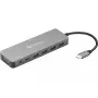 Sandberg USB-C 13-in-1 Travel Dock, USB Typu C, zasilanie 100 W, Ethernet 1000 Mbit/s