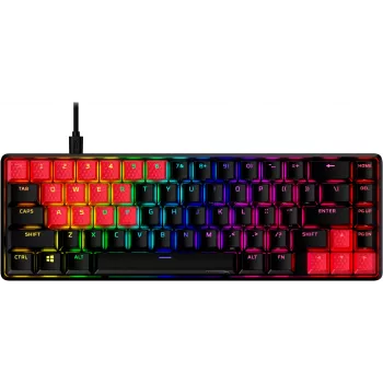 HyperX Rubber Keycaps - zestaw akcesoriów do gier - czerwony (układ US)