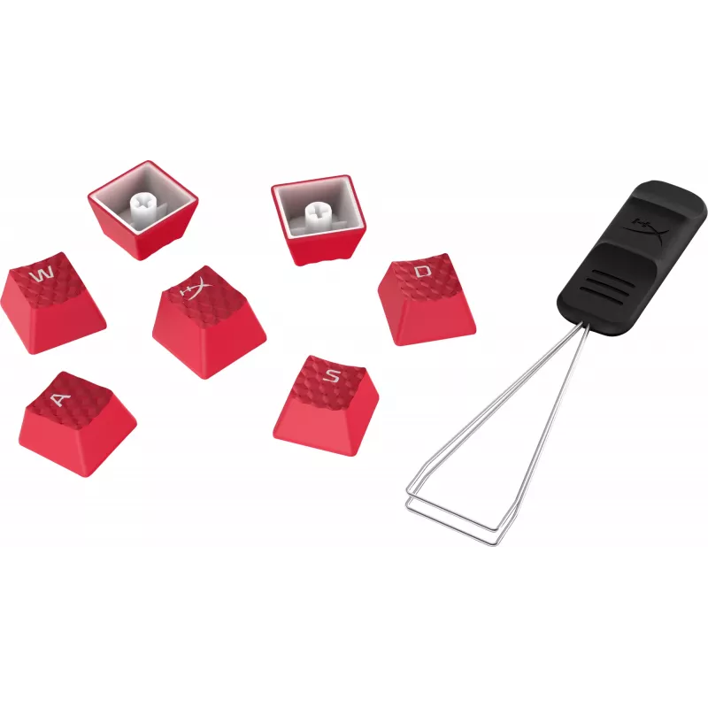 HyperX Rubber Keycaps - zestaw akcesoriów do gier - czerwony (układ US)