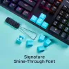 HyperX Rubber Keycaps - zestaw akcesoriów do gier - czerwony (układ US)