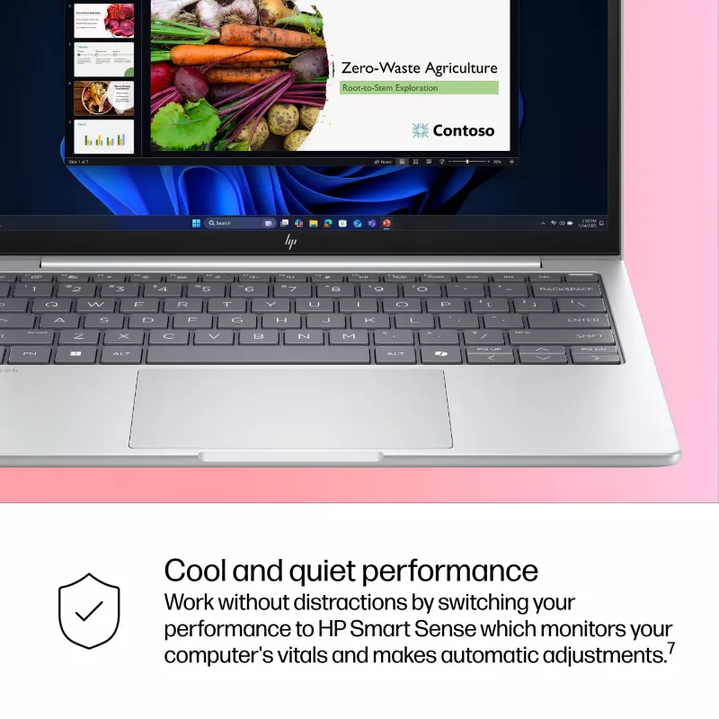 HP EliteBook 8 G1i AI Intel Core Ultra 5 225U Laptop 33,8 cm (13,3 cala) WUXGA 16 GB LPDDR5x-SDRAM Wi-Fi 7 (802.11be) Windows 11 Pro AI PC