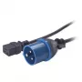 APC Power Cord, C19 to IEC309 16A, 2.5m, 2.5 m, IEC 309, C19 coupler, 90 - 250 V, 16 A