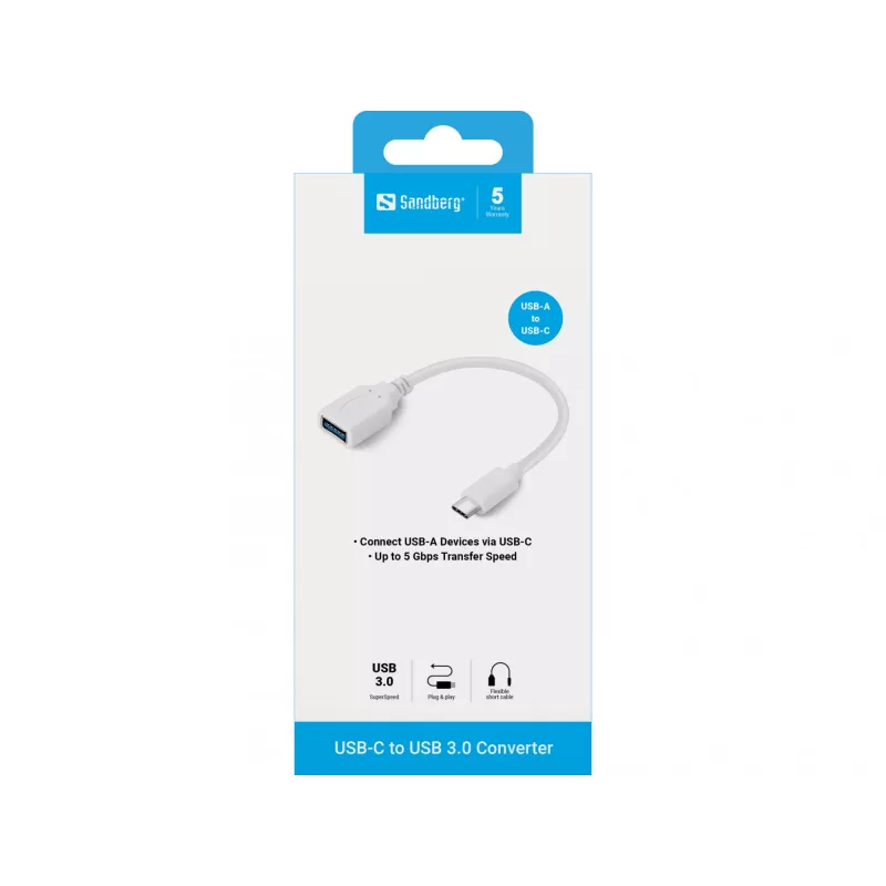 Konwerter USB-C na USB 3.0 Sandberg 136-05