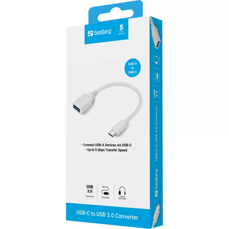 Konwerter USB-C na USB 3.0 Sandberg 136-05