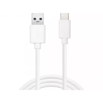 Sandberg USB-C 3.1 USB-A 3.0 2M, 2 m, USB C, USB A, USB 3.2 Gen 1 (3.1 Gen 1), Męski/Męski, Biały