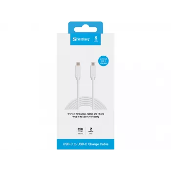 Kabel ładujący USB-C Sandberg 136-17 2M 65W