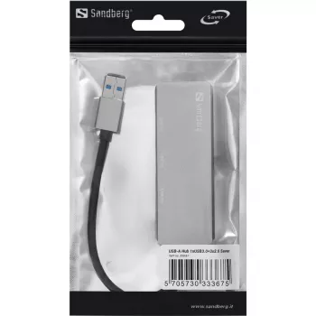 Sandberg Hub USB-A 1xUSB3.0+3x2.0 SAVER