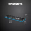 HP 975 Klawiatura bezprzewodowa dwutrybowa pełnowymiarowa mechaniczna QWERTY
