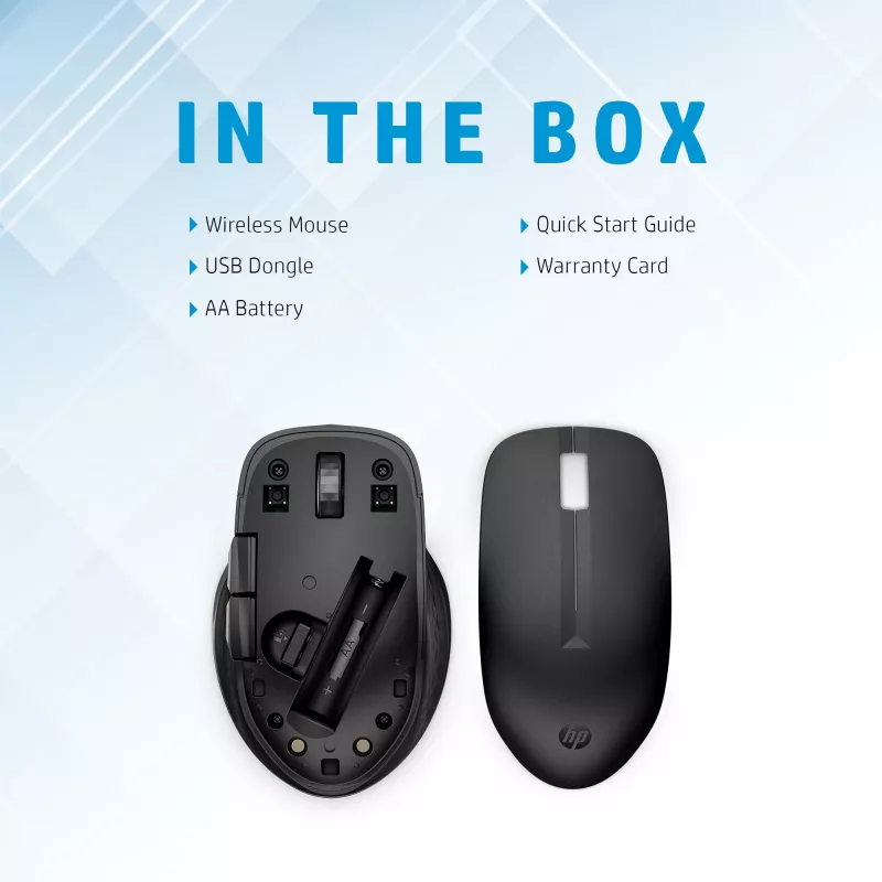 Mysz HP 435 Multi-Device Wireless RF Wireless + Bluetooth