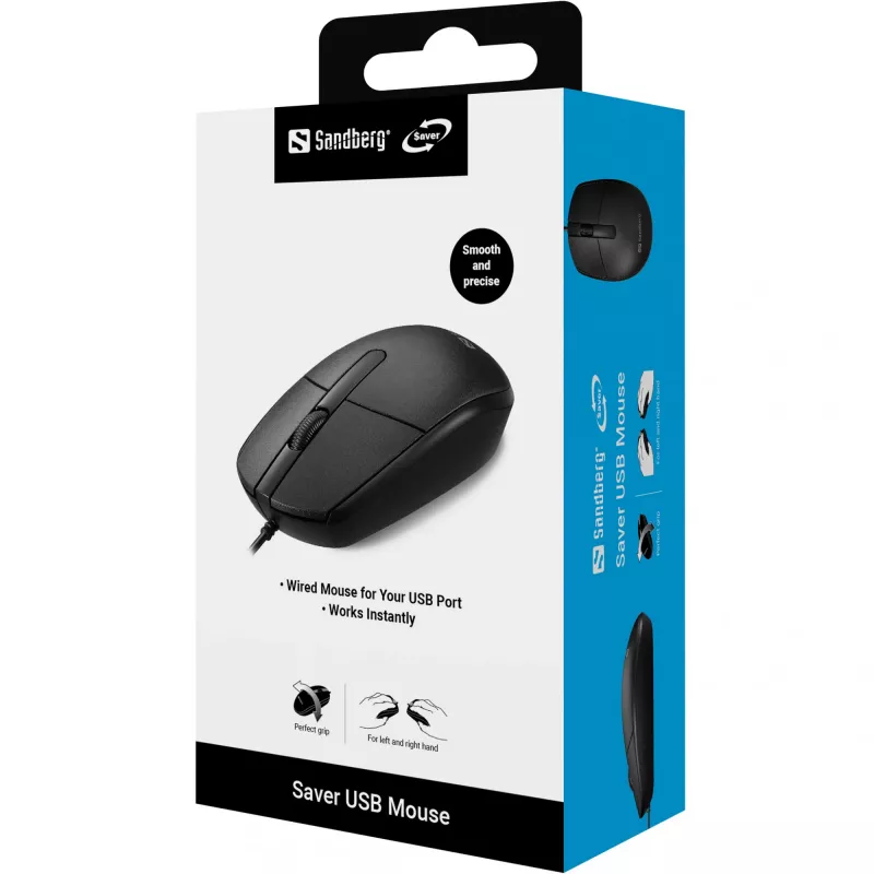 Mysz Sandberg Saver USB Ambidextrous USB Type-A