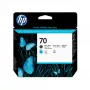 HP 70 matowy czarny and cyjan Printhead
